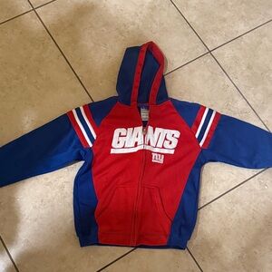 NFL Giants Kids Hoodie - Red and Blue